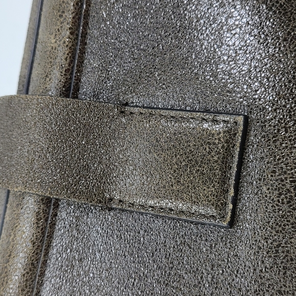 Brunello Cucinelli Buffed Leather Shoulder Bag. Monili - Picture 14 of 16